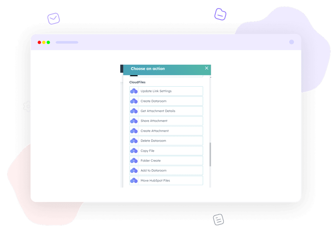 WORKFLOW ACTIONS