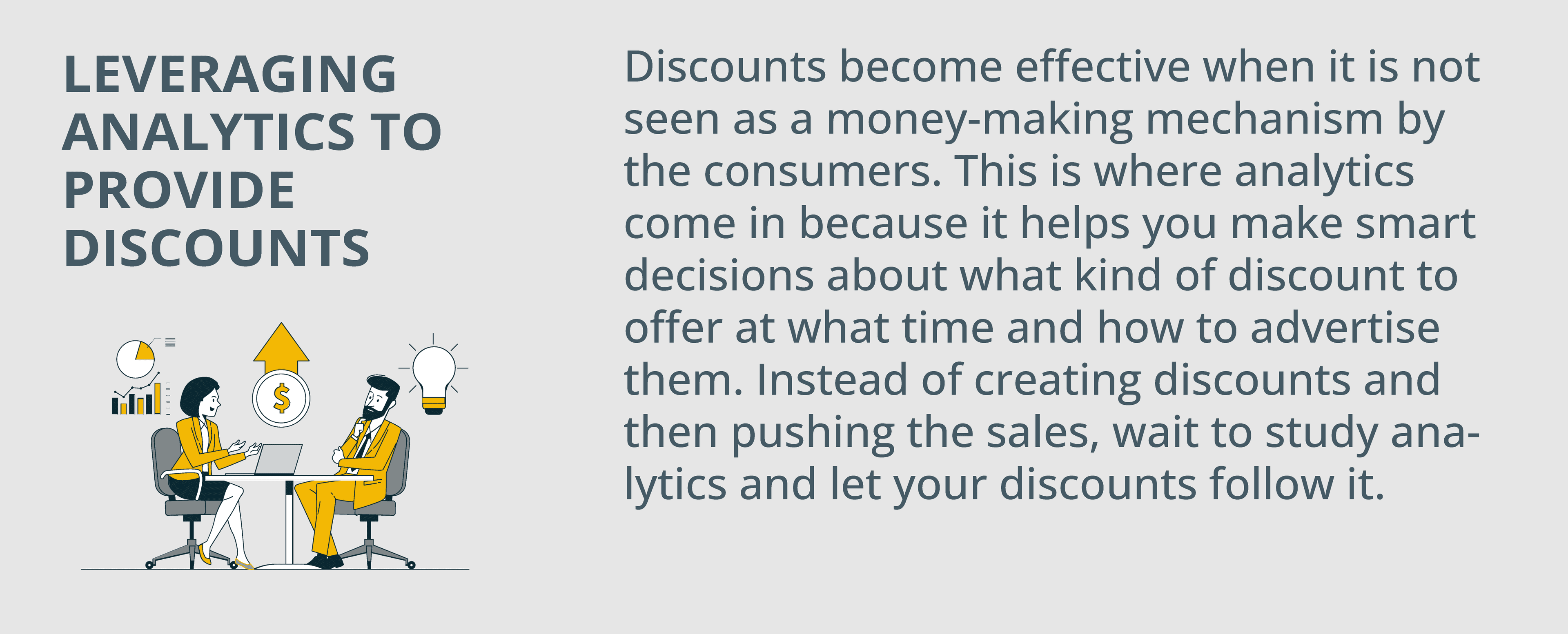 Leveraging Analytics to Provide Discounts
