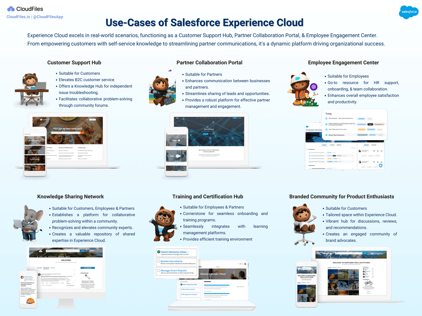 Use Cases of Experience Cloud