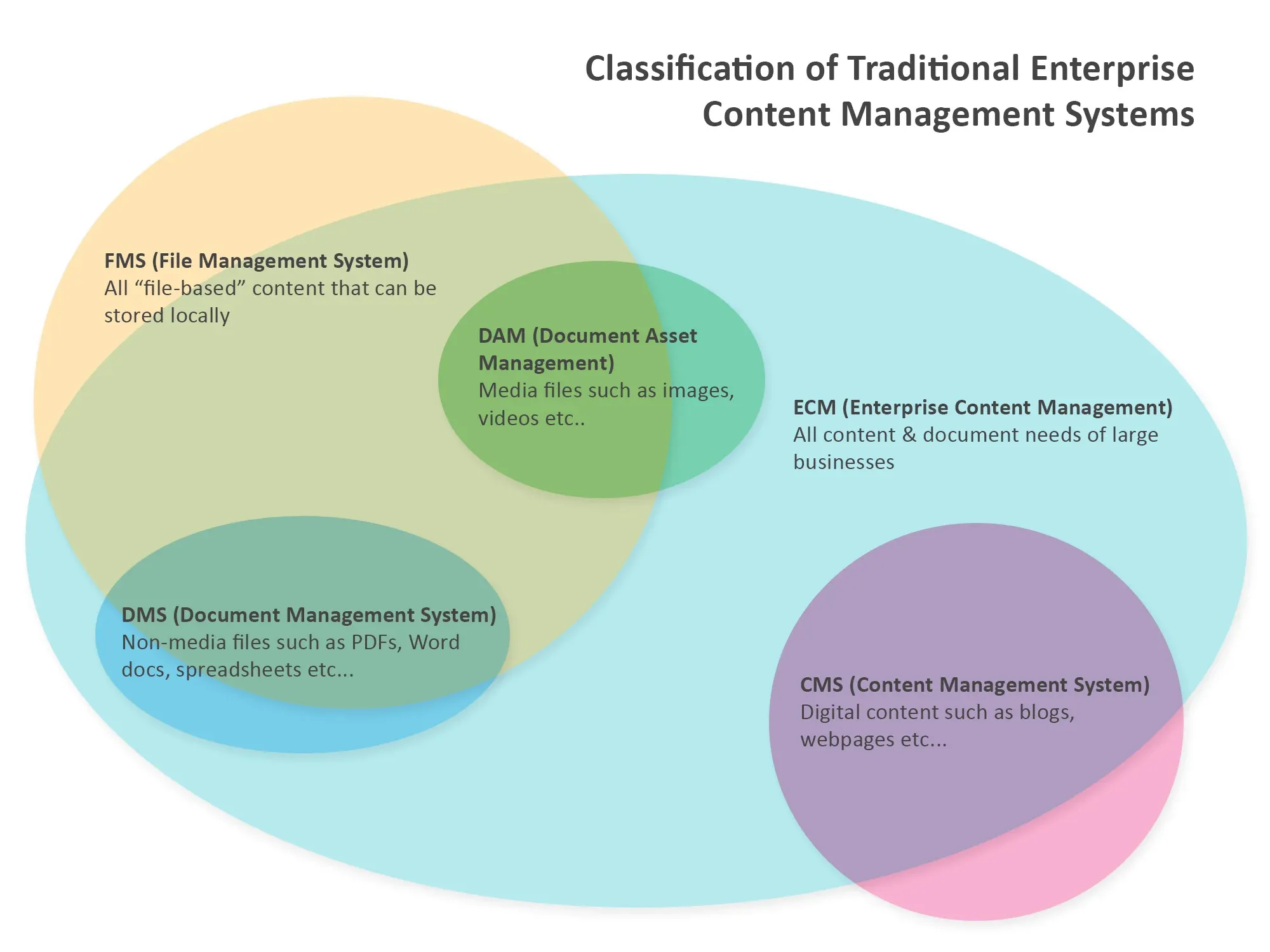 Enterprise CMS Classification