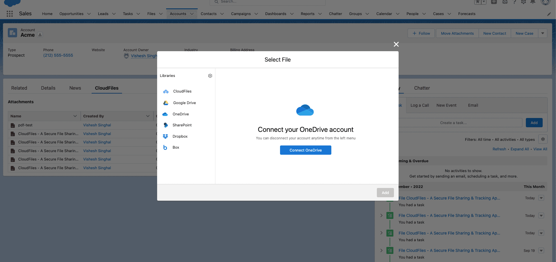 Connect Your OneDrive