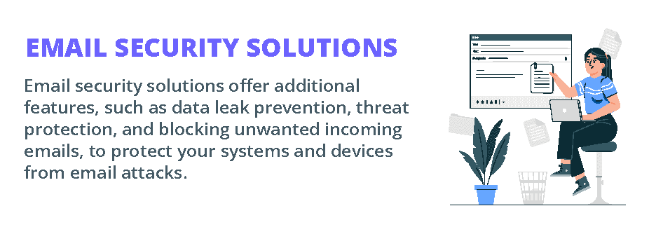Email security solutions