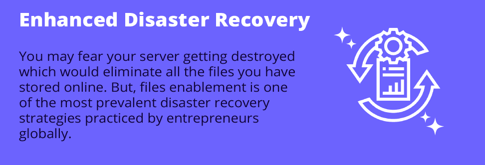 Enhanced Disaster Recovery