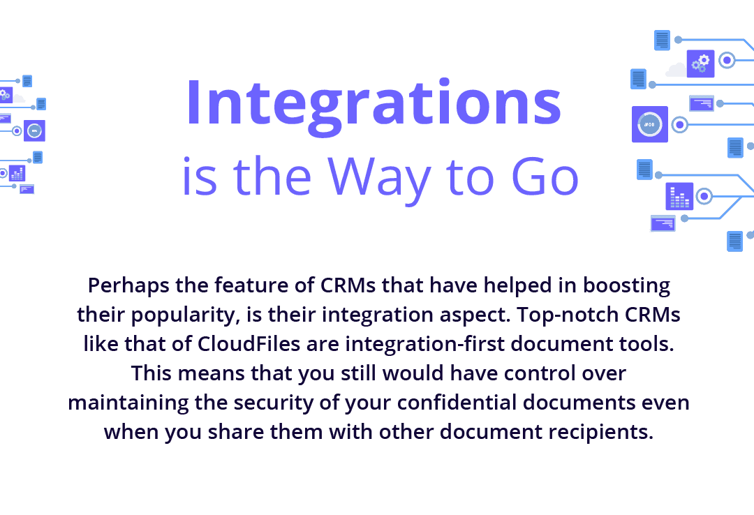 Integrations are the Way to Go