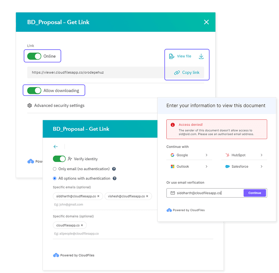 Link Configuration