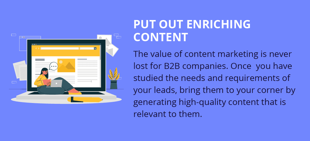 Put Out Enriching Content