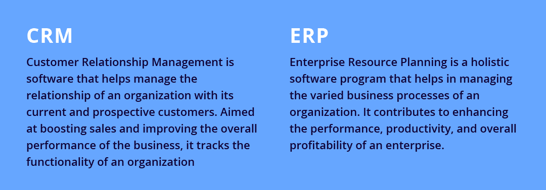 CRM vs ERP - What is an ERP?