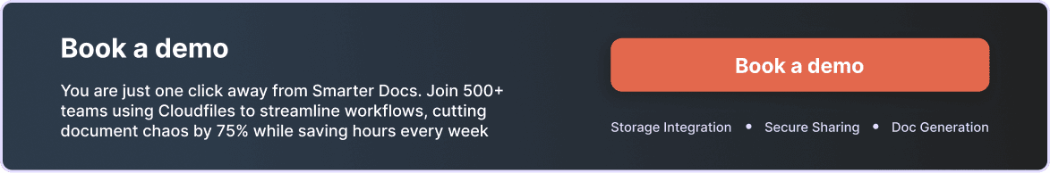 Book a Demo 