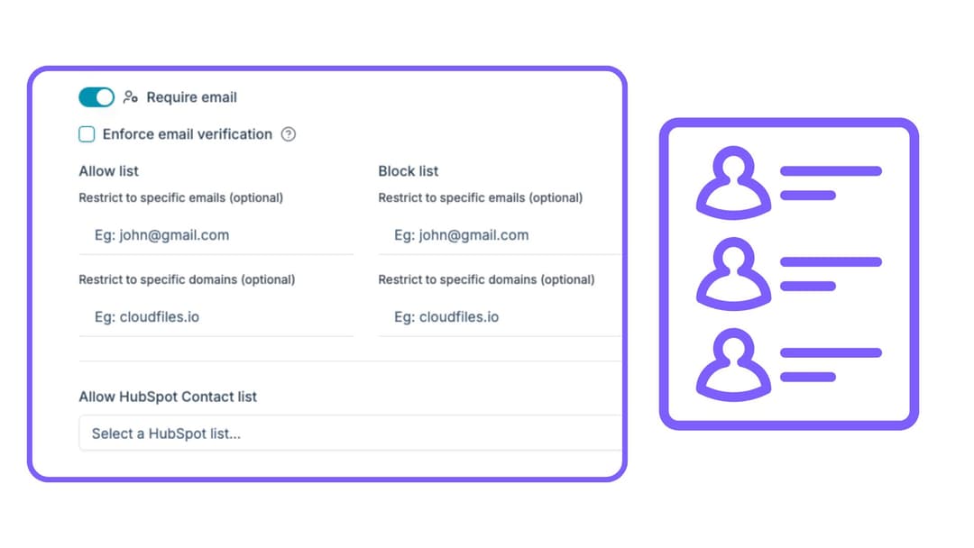Capture contacts from file views