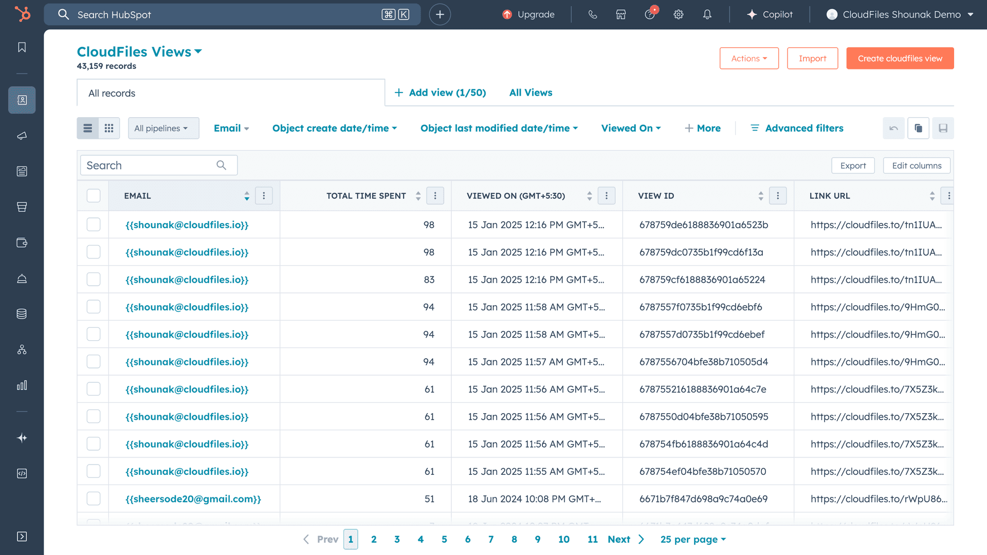 CloudFiles Views