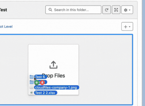 Drag & Drop Folder