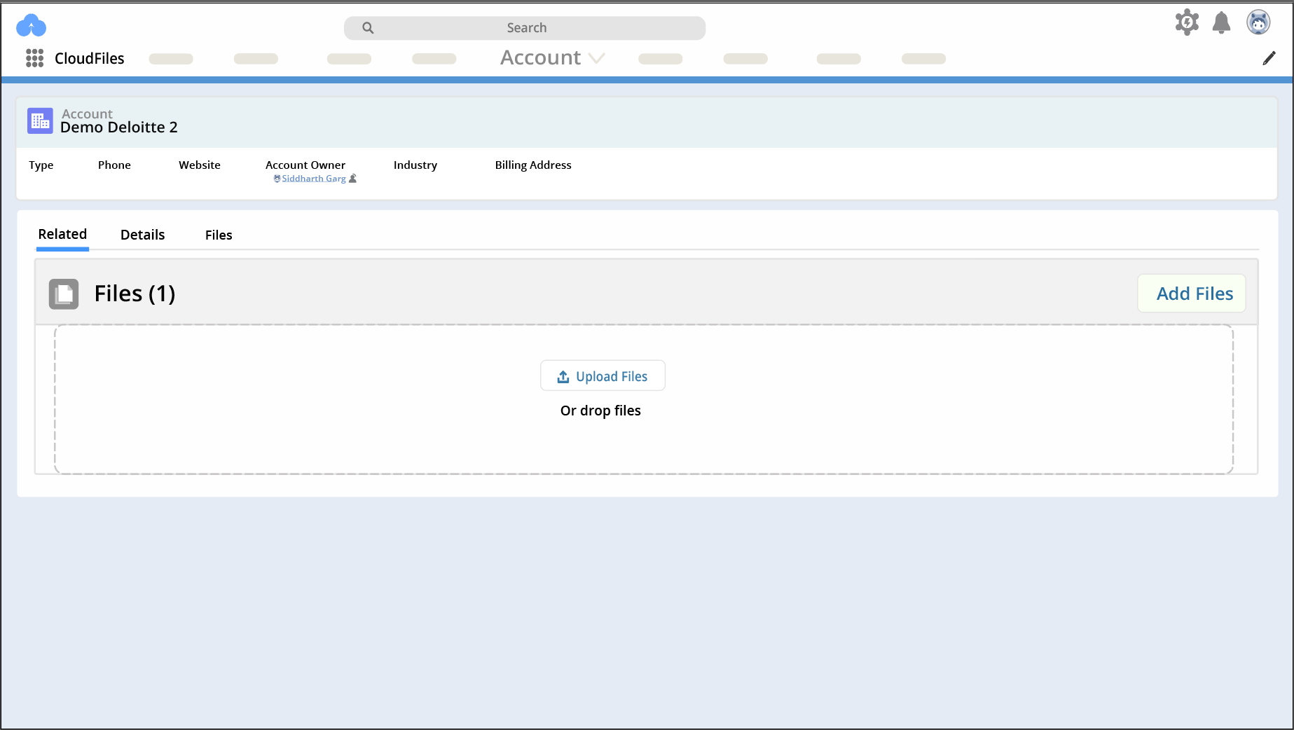 Files Connect Uploader