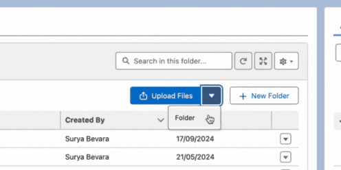 Folder Upload