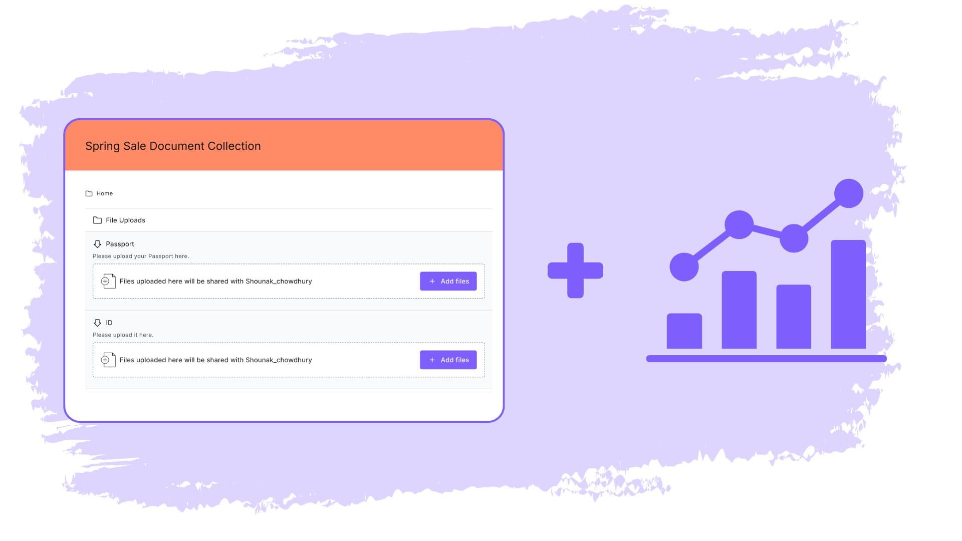 Sharing file portals with Analytics