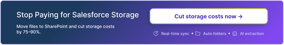 Stop Paying for Salesforce Storage