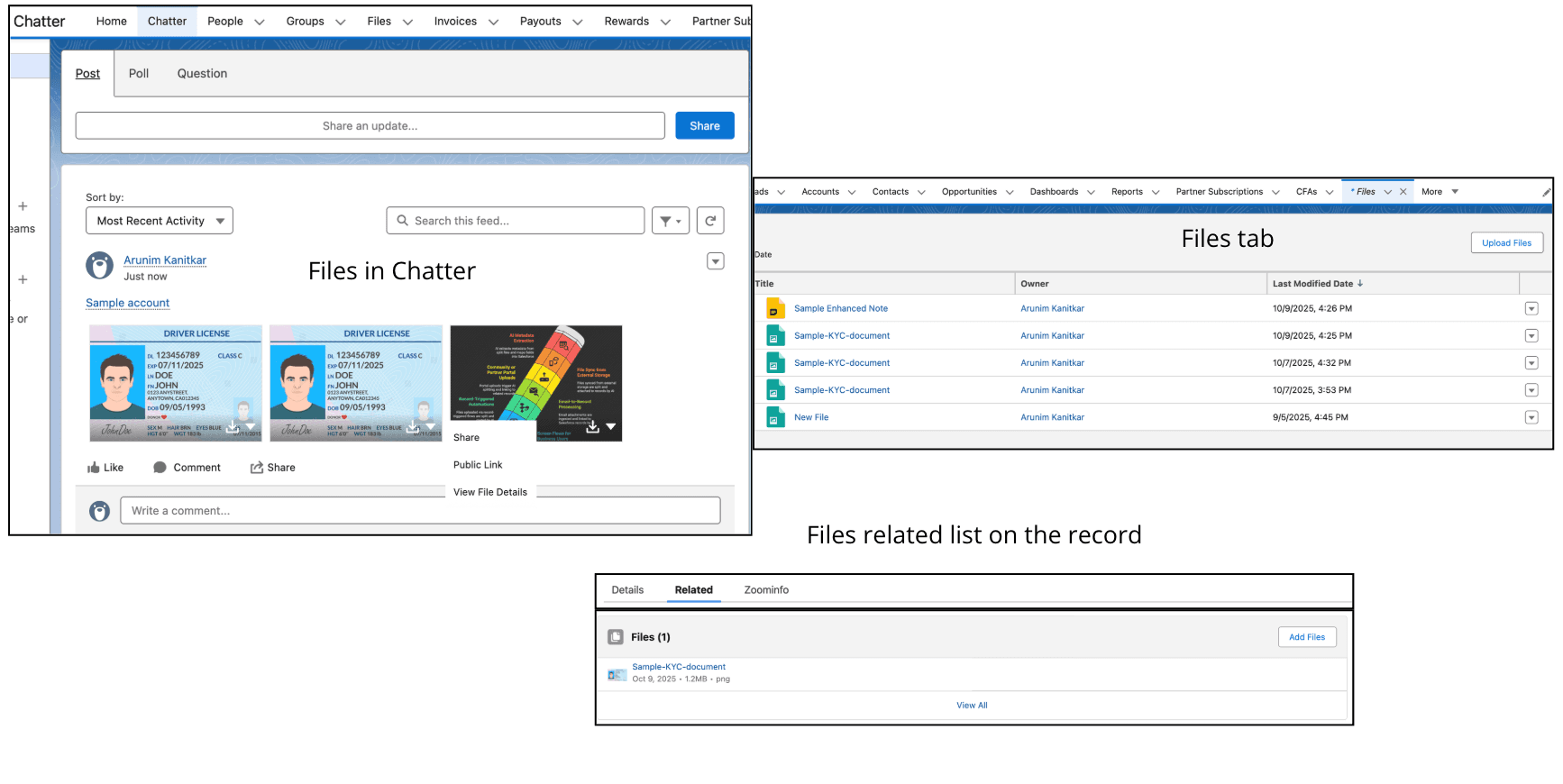 Where you'll find files