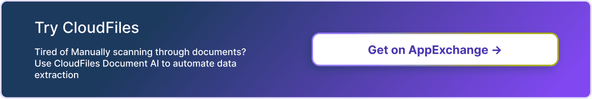 Try CloudFiles CTA Document AI